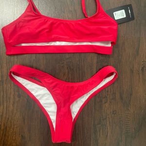 Red bikini